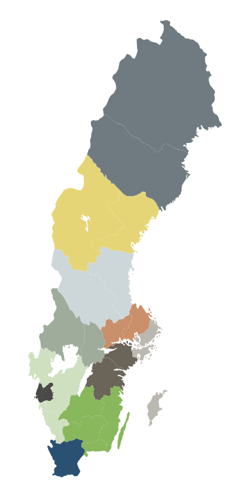 Regionkarta